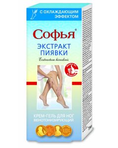 Buy Leech extract Sophia cream-gel for feet with cooling ef-tom, 75ml | Florida Online Pharmacy | https://florida.buy-pharm.com