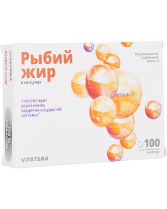 Buy Fish oil 'Vitateca', capsules 0.37 g, # 100 | Florida Online Pharmacy | https://florida.buy-pharm.com