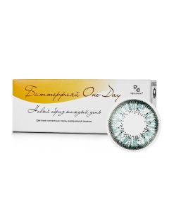 Buy Ophthalmix Colored Contact Lenses BatOneDay Daily, -6.00 / 14.2 / 8.6, blue, 2 pcs. | Florida Online Pharmacy | https://florida.buy-pharm.com