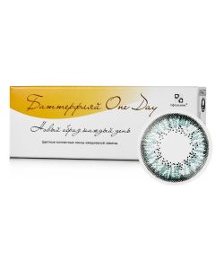 Buy Colored contact lenses Ophthalmix BatOneDay Daily, -2.50 / 14.2 / 8.6, blue, 2 pcs. | Florida Online Pharmacy | https://florida.buy-pharm.com