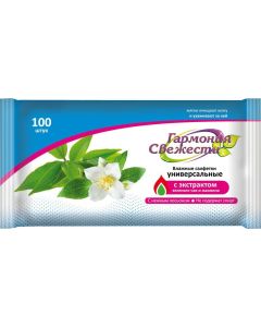 Buy Harmony of Freshness Wet wipes, universal, 100 pcs | Florida Online Pharmacy | https://florida.buy-pharm.com