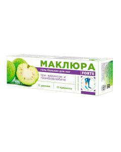 Buy Gel-balm for legs for varicose veins and thrombophlebitis Ekobiz Maklura Forte Kalanchoe Donnik, 100 ml | Florida Online Pharmacy | https://florida.buy-pharm.com