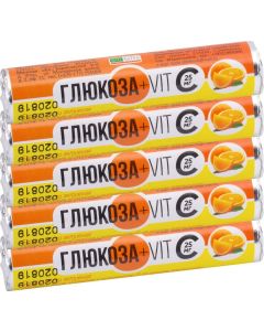 Buy Glucose + VitS Bioterra with orange flavor, tablets 2.6 g No. 14 (roll) x 5 (block of 5 rolls) | Florida Online Pharmacy | https://florida.buy-pharm.com