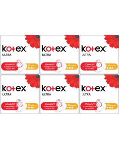 Buy Women's pads Kotex Ultra Normal, set: 6 packs | Florida Online Pharmacy | https://florida.buy-pharm.com