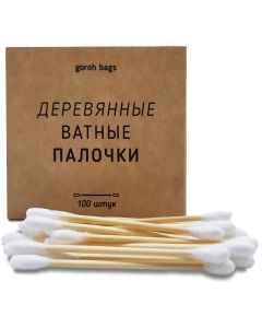 Buy Wooden cotton swabs, 100 pcs. | Florida Online Pharmacy | https://florida.buy-pharm.com