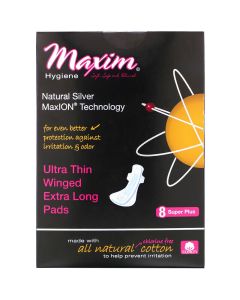 Buy Maxim Hygiene Products, Ultra Thin Wing Pads, Super Plus, 8 Pads  | Florida Online Pharmacy | https://florida.buy-pharm.com