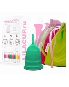 Buy Menstrual cup LilaCup BOX PLUS size M emerald | Florida Online Pharmacy | https://florida.buy-pharm.com