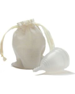 Buy OnlyCup / White menstrual cup Linen (with linen bag), size L | Florida Online Pharmacy | https://florida.buy-pharm.com