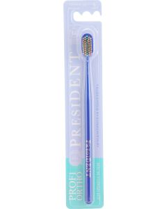 Buy Toothbrush PresiDENT Profi Ortho, medium, blue | Florida Online Pharmacy | https://florida.buy-pharm.com