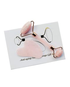 Buy Set: Rollerball and Guasha Scraper from Rose Quartz Facial Massager | Florida Online Pharmacy | https://florida.buy-pharm.com