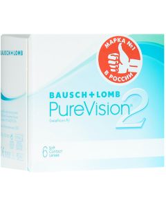 Buy Contact lenses Bausch + Lomb Bausch + Lomb contact lenses Pure Vision 2 6pcs / 8.6 Monthly, -1.50 / 14 / 8.6, 6 pcs. | Florida Online Pharmacy | https://florida.buy-pharm.com