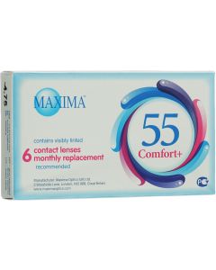 Buy Contact lenses Maxima Optics Maxima contact lenses 55 Comfort Plus 6pcs / 8.6 Monthly, -4.75 / 14.2 / 8.6, 6 pcs. | Florida Online Pharmacy | https://florida.buy-pharm.com