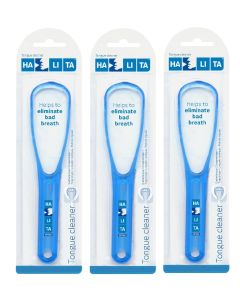 Buy Dentaid Set of tongue scrapers Halita Tongue Cleaner, blue, 3 pcs | Florida Online Pharmacy | https://florida.buy-pharm.com