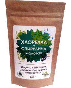 Buy Greenbuffet Mix of chlorella and spirulina ground, 100 g | Florida Online Pharmacy | https://florida.buy-pharm.com