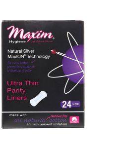 Buy Maxim Hygiene Products, Ultra Thin Panty Liners, Natural MaxION Silver Technology, Lightweight, 24 | Florida Online Pharmacy | https://florida.buy-pharm.com