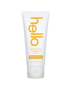 Buy Hello, Fluoride Free Toothpaste, Brightening Booster, White Turmeric + Coconut Oil, Natural Mint, 4.0 oz (113 g) | Florida Online Pharmacy | https://florida.buy-pharm.com