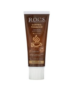 Buy ROCS, Coffee & Tobacco Toothpaste, 3.3 oz (94 g) | Florida Online Pharmacy | https://florida.buy-pharm.com