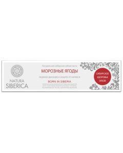 Buy Toothpaste Natura Siberika Frosty berries 100g  | Florida Online Pharmacy | https://florida.buy-pharm.com