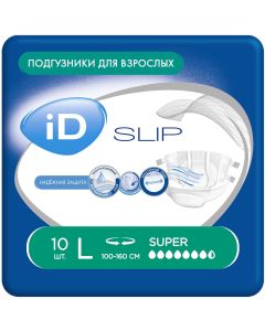 Buy Adult diapers iD Slip L 10 pcs | Florida Online Pharmacy | https://florida.buy-pharm.com