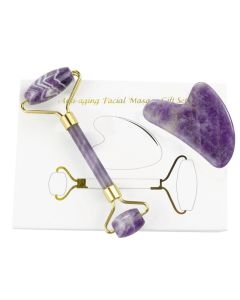 Buy Set: Roller Massager + Guasha Massager KamenOpt Amethyst | Florida Online Pharmacy | https://florida.buy-pharm.com