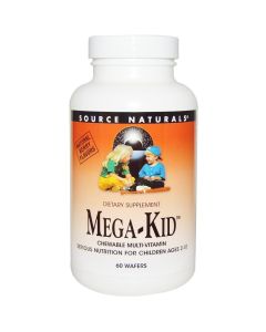 Buy Source Naturals, Chewable Multivitamins with Natural Berry Flavor, Mega-Kid, 60 Lozenges  | Florida Online Pharmacy | https://florida.buy-pharm.com