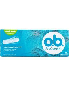 Buy OB Tampons 'ProComfort Super Plus', 16 pcs | Florida Online Pharmacy | https://florida.buy-pharm.com