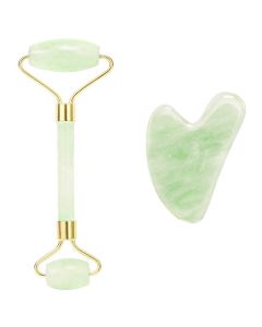 Buy Set massage roller + scraper of natural green jade gua sha, Smarter | Florida Online Pharmacy | https://florida.buy-pharm.com