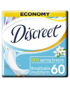 Buy Women's Panty Liners DISCREET Deo Spring Breeze Multiform, 60 pcs. | Florida Online Pharmacy | https://florida.buy-pharm.com