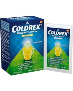 Buy Coldrex HotRem powder, for colds and flu, lemon flavor, 10 sachets | Florida Online Pharmacy | https://florida.buy-pharm.com