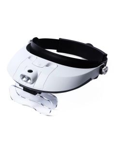 Buy MELT Binocular magnifier with illumination, 5 lenses with magnification from 1x to 6x | Florida Online Pharmacy | https://florida.buy-pharm.com