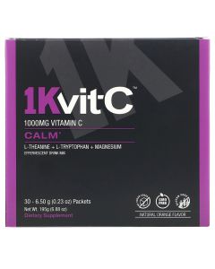 Buy 1Kvit C, Calm, Vitamin C, 1000 mg, 30 sachets of 6.5 g each effervescent drink mix, natural orange flavor | Florida Online Pharmacy | https://florida.buy-pharm.com