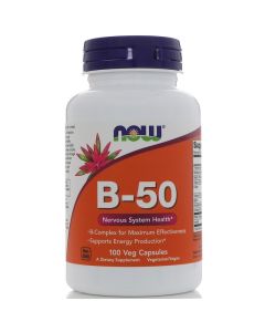 Buy Now Foods Vitamin B-50 Complex, 100 Veggie Caps  | Florida Online Pharmacy | https://florida.buy-pharm.com