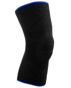 Buy SMARTC Elastic knitted knee pad SPORT color black with blue size №6 40-43 cm | Florida Online Pharmacy | https://florida.buy-pharm.com