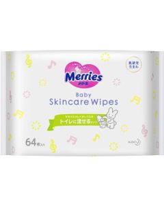 Buy Wet wipes for children Merries 'Flushable', 64 pcs | Florida Online Pharmacy | https://florida.buy-pharm.com