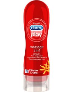 Buy Intimate lubricant and massage gel DUREX Massage 2in1 Sensual, with enchanting Ylang-Ylang, 200ml | Florida Online Pharmacy | https://florida.buy-pharm.com