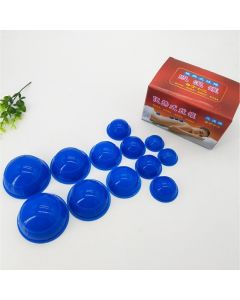 Buy A set of vacuum massage cans UNILEX, silicone, 12 pieces, blue | Florida Online Pharmacy | https://florida.buy-pharm.com