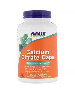 Buy Now Foods, Supports Bones Health, Calcium Citrate , 240 vegetarian capsules | Florida Online Pharmacy | https://florida.buy-pharm.com