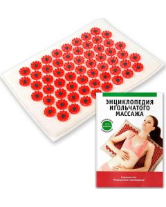 Buy Tibetan applicator Kuznetsov's laboratory on a soft backing, less sharp needles, magnetic inserts, 28x17 cm, red | Florida Online Pharmacy | https://florida.buy-pharm.com