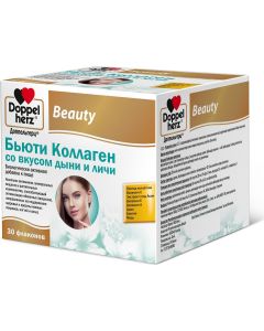 Buy Doppelherz Beauty collagen with melon and lychee flavor, 25 ml | Florida Online Pharmacy | https://florida.buy-pharm.com