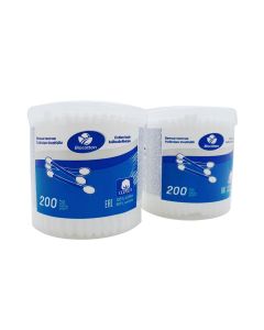 Buy Biocotton Cotton buds in a round box 2 * 200 pcs  | Florida Online Pharmacy | https://florida.buy-pharm.com