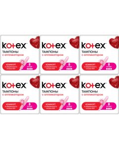 Buy Kotex Super tampons, with applicator, set: 6 packs | Florida Online Pharmacy | https://florida.buy-pharm.com