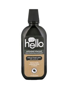 Buy Hello, Mouthwash, Activated Charcoal, Super Refreshing Natural Fresh Mint, 16 fl. oz. (473 ml) | Florida Online Pharmacy | https://florida.buy-pharm.com