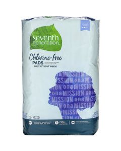 Buy Seventh Generation, Wingless Pads, Regular, 24 | Florida Online Pharmacy | https://florida.buy-pharm.com