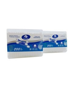 Buy Biocotton Cotton swabs in a bag with a zip lock 2 * 200 pcs | Florida Online Pharmacy | https://florida.buy-pharm.com