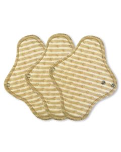 Buy Ecolavand reusable sanitary pads, daily 'Beige strip', set of 3 pcs. | Florida Online Pharmacy | https://florida.buy-pharm.com