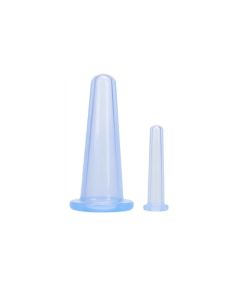 Buy Silicone jars for vacuum facial massage, BLUE. Vacuum massage jars for the face, miracle bank | Florida Online Pharmacy | https://florida.buy-pharm.com