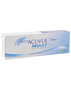 Buy ACUVUE Johnson & Johnson Contact Lenses 1-Day Acuvue Moist Contact Lenses 30pcs / 8.5 Daily, -1.00 / 14.2 / 8.5, 30pcs | Florida Online Pharmacy | https://florida.buy-pharm.com