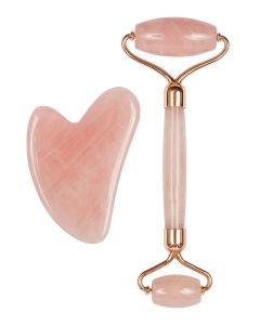 Buy Eco Goods Massage Set Rollerball and Guasha from Rose Quartz | Florida Online Pharmacy | https://florida.buy-pharm.com