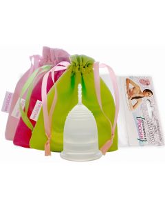 Buy Menstrual cup LilaCup Practitioner in a satin bag transparent M | Florida Online Pharmacy | https://florida.buy-pharm.com