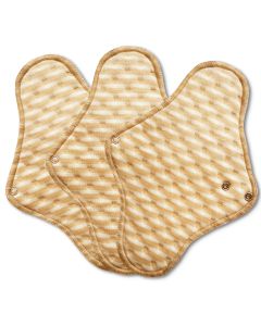 Buy Ecolavand reusable sanitary pads, daily-maxi 'Beige strip', set of 3 pcs. | Florida Online Pharmacy | https://florida.buy-pharm.com